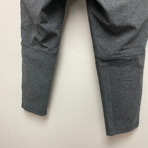 Lululemon Mens Gray Heathered ABC Pants Short Skinny Tech Canvas Size 30 Short - Picture 7 of 11